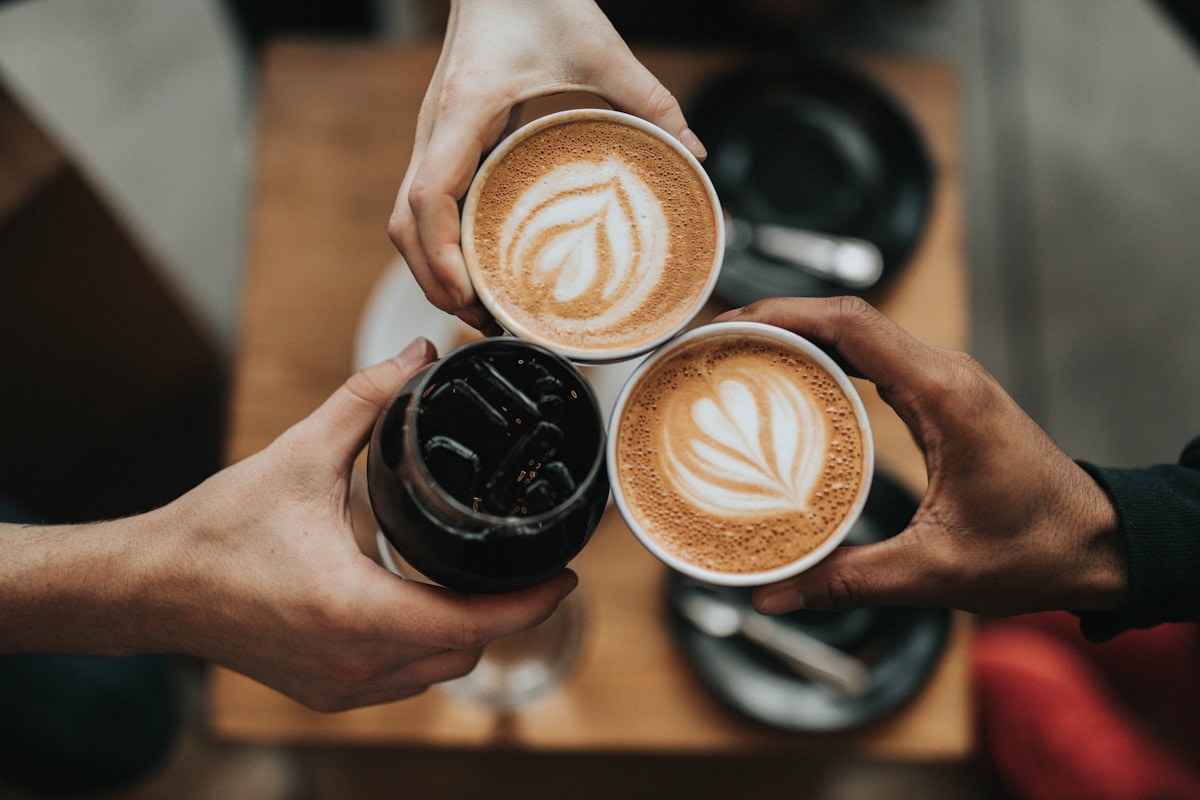 Theke und Espresso-Ecke bei Moos und Kragen